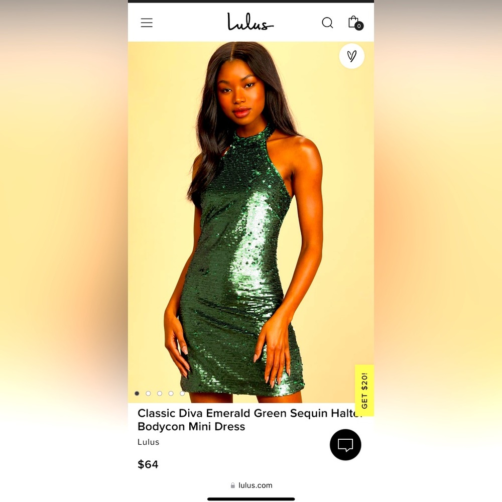 Lulus halter dress NWT